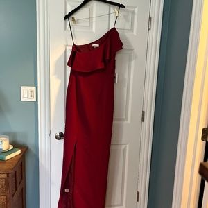 Plum Calvin Klein dress